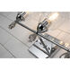 Fun Finial 3 Light 22 inch Polished Chrome Vanity Light Wall Light